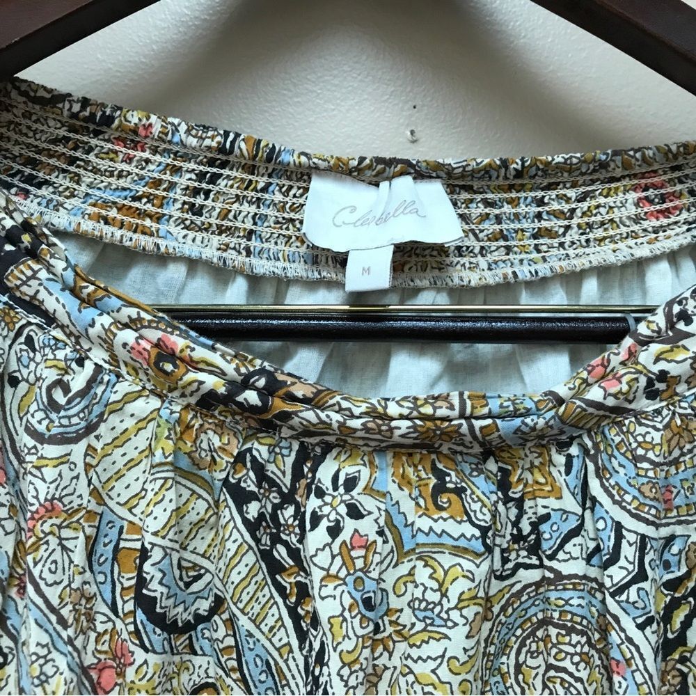 Cleobella Talia Organic Maxi Skirt in Kaleidoscope Paisley (M) - Picture 4 of 11